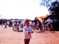 Child at Phouc Vinh business district.